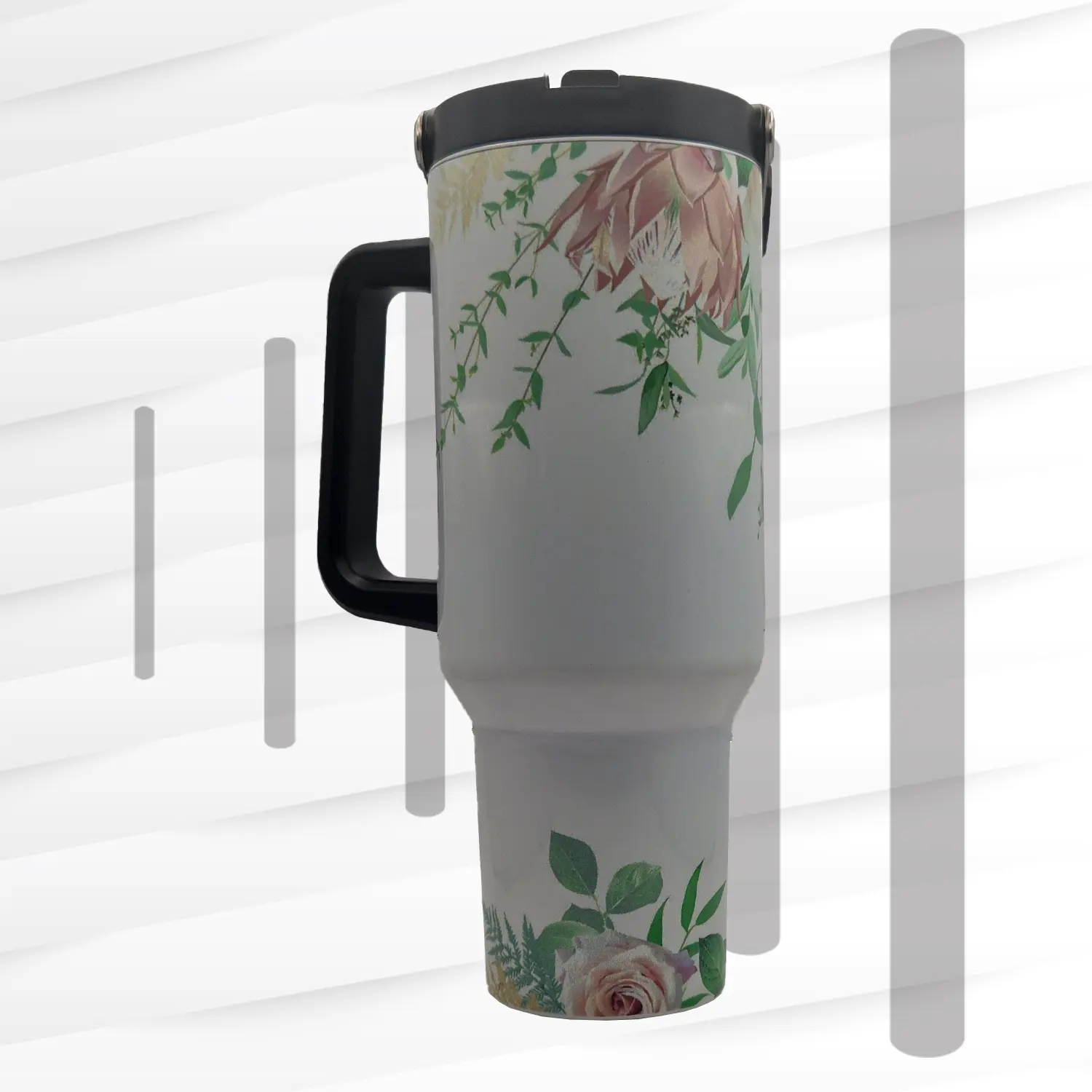 1200ml White Stainless Steel Big Jack