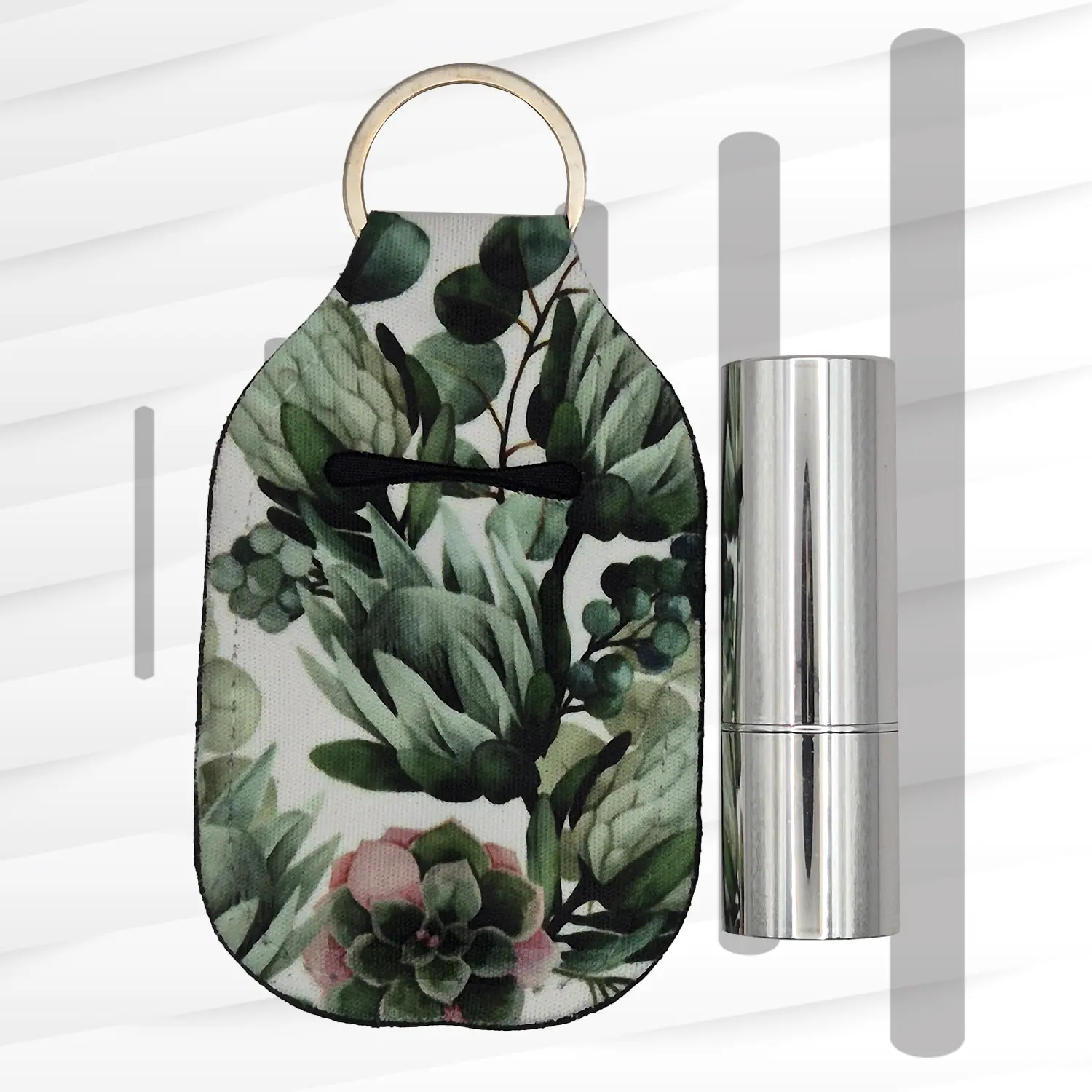 Neoprene Bottle Keyring - Image 2