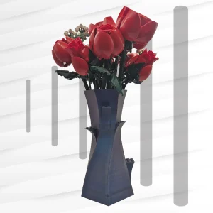 LEGO-inspired flower vase